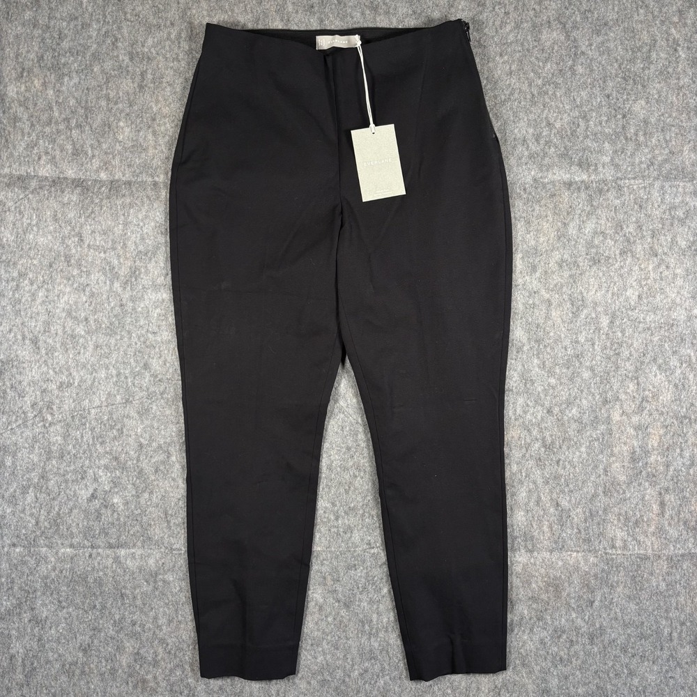 Everlane Curvy Side Zip Work Pants Women's 8 Black New